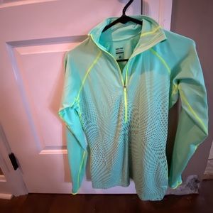 Nike mint green M quarter zip